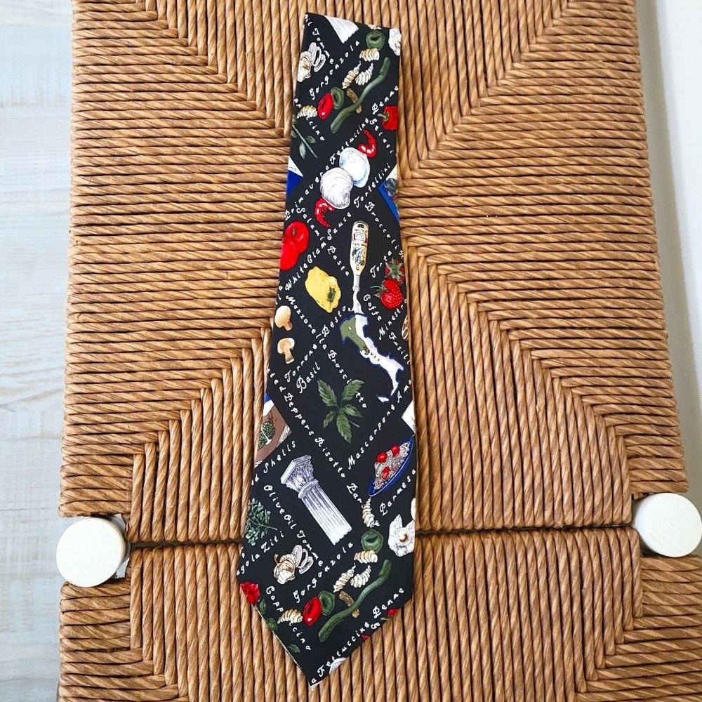 Vintage Nicole Miller Tour of Italy Tie